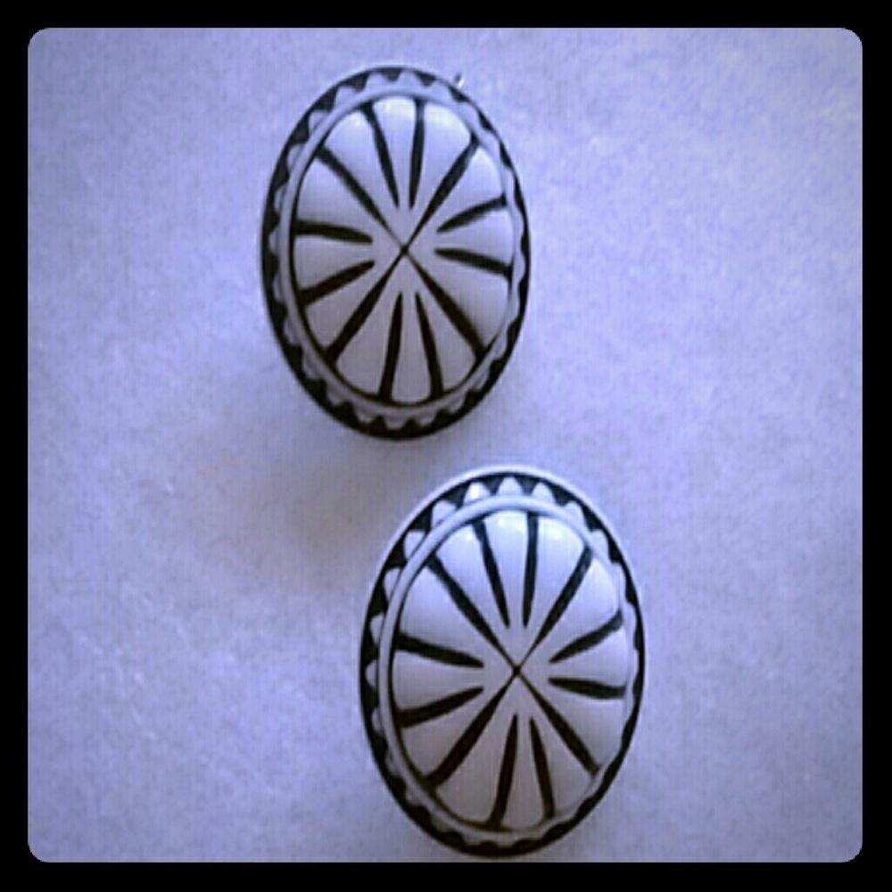 Antique earrings, clip on